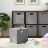 13" Fabric Bin 6pk Gray - Brightroom™ -Brightroom GUEST b86ba7fc 9c70 4ef4 a8e9 535f3f4db008