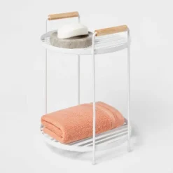 Round Vanity Organizer With Wood Handles - Brightroom™ 7 Round Vanity Organizer With Wood Handles - Brightroom™ -Brightroom GUEST bf7e2d54 e8cc 4cb8 ae79 e0513b689dfb