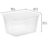 56qt Clear Non-Latching Storage Box With White Lid - Brightroom™ 1 56qt Clear Non-Latching Storage Box With White Lid - Brightroom™ -Brightroom GUEST c3e1508b fda0 4f06 827a 06c89364c066