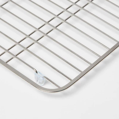 12.5"x 10.5" Wire Sink Mat Silver - Brightroom™ 4 12.5"x 10.5" Wire Sink Mat Silver - Brightroom™ - Image 2