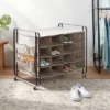 4 Tier Rolling Cubby Shoe Rack Gray - Brightroom™ 1 4 Tier Rolling Cubby Shoe Rack Gray - Brightroom™ -Brightroom GUEST c84e632b bc1b 4b36 8081 bad0a49f3a0c