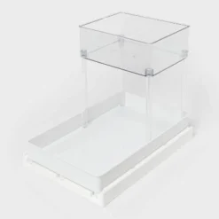 Medium Gliding Tray With Bin Clear - Brightroom™ 9 Medium Gliding Tray With Bin Clear - Brightroom™ -Brightroom GUEST c890fabb 202c 4f76 a20e 74d73758512c