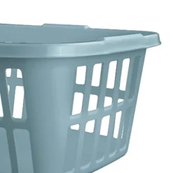 1.5 Bu Laundry Basket Pewter Aqua - Brightroom™ -Brightroom GUEST ca2b2774 204f 4d1c 95c0 1a35791f4ff9