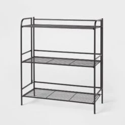 Folding 3 Shelves Black - Brightroom™ 9 Folding 3 Shelves Black - Brightroom™ -Brightroom GUEST ce208200 283a 4e2e b8fc a1dfb6696770