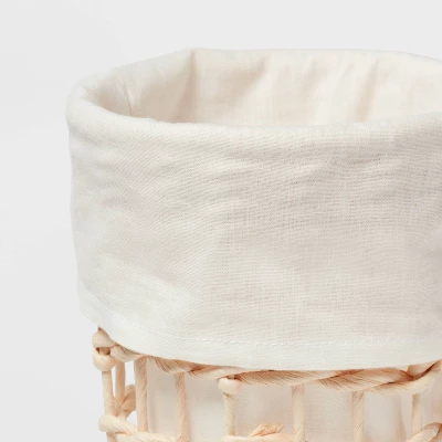 Round Woven Basket With Liner - Brightroom™ 4 Round Woven Basket With Liner - Brightroom™ - Image 2