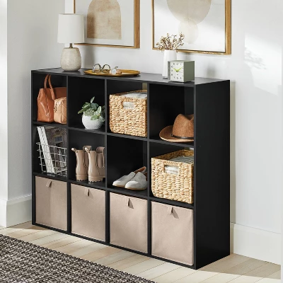 11" Cube Book Shelf Black - Brightroom™ 3 11" Cube Book Shelf Black - Brightroom™