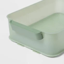 Click In Place 10qt Plastic Storage Bin For Home And Office Organization Green Tint - Brightroom™ 6 Click In Place 10qt Plastic Storage Bin For Home And Office Organization Green Tint - Brightroom™ -Brightroom GUEST d57c3d2a 9d3d 4e02 acb6 66744ff59b89