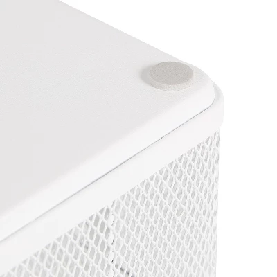 Mesh Medium Desktop Organizer White - Brightroom™: Steel Desk Tool Holder For Office Organization & Accessories 5 Mesh Medium Desktop Organizer White - Brightroom™: Steel Desk Tool Holder For Office Organization & Accessories - Image 3