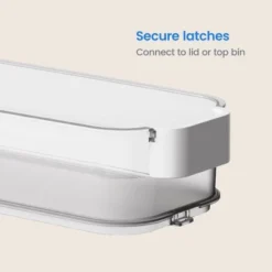 Click In Place 3qt Clear Shallow Slim Plastic Storage Bin With White Latch For Home And Office Organization - Brightroom™ 13 Click In Place 3qt Clear Shallow Slim Plastic Storage Bin With White Latch For Home And Office Organization - Brightroom™ -Brightroom GUEST d901ff7b 37d4 401c 87f5 e3cadb61a7b5