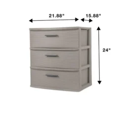 3 Drawer Wide Tower Dark Gray - Brightroom™: Plastic Storage Drawers, Portable Universal Storage, No Assembly Required 13 3 Drawer Wide Tower Dark Gray - Brightroom™: Plastic Storage Drawers, Portable Universal Storage, No Assembly Required -Brightroom GUEST dd2b1359 737a 43cc 8613 742a75ae1a65