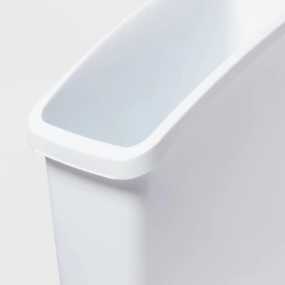 Under Sink Waste And Sorting Can - Brightroom™: Compact Kitchen Trash Can, 5.8 Gallon, White, Textured Finish 4 Under Sink Waste And Sorting Can - Brightroom™: Compact Kitchen Trash Can, 5.8 Gallon, White, Textured Finish - Image 2