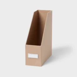 Canvas Magazine Holder Light Brown - Brightroom™: Desk & Office Organization, Polyester Canvas, -Brightroom GUEST e85b8f3a b003 442b 9a36 a9e99321f89a