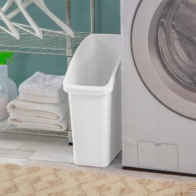 Under Sink Waste And Sorting Can - Brightroom™: Compact Kitchen Trash Can, 5.8 Gallon, White, Textured Finish 5 Under Sink Waste And Sorting Can - Brightroom™: Compact Kitchen Trash Can, 5.8 Gallon, White, Textured Finish - Image 3