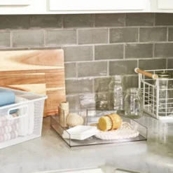 12'' X 12'' X 2" All Purpose Storage Tray - Brightroom™: Clear Plastic Bathroom Organizer Tray 11 12'' X 12'' X 2" All Purpose Storage Tray - Brightroom™: Clear Plastic Bathroom Organizer Tray -Brightroom GUEST e97967d9 f494 4fbb a8b2 62fc72dca9e6