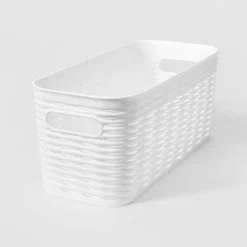 Wave Narrow Medium Storage Bin - Brightroom™ 10 Wave Narrow Medium Storage Bin - Brightroom™ -Brightroom GUEST f0a80dd8 f788 42e1 baa6 6e8da19d0473