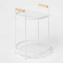 Round Vanity Organizer With Wood Handles - Brightroom™ 8 Round Vanity Organizer With Wood Handles - Brightroom™ -Brightroom GUEST f2434174 7b6c 4774 aa32 39b1c1176e31