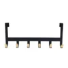 Mixed Material Over The Door 6 Hooks Rail Matte Black - Brightroom™ 1 Mixed Material Over The Door 6 Hooks Rail Matte Black - Brightroom™ -Brightroom GUEST f77817c6 b17a 4038 a8d9 83e54ac180a4