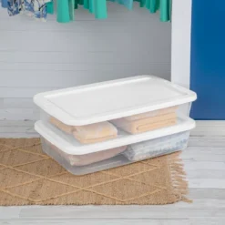 41qt Clear Under Bed Storage Box White - Brightroom™ 13 41qt Clear Under Bed Storage Box White - Brightroom™ -Brightroom GUEST ffc96e0c 771b 4228 b3ff ffbebe3d0466
